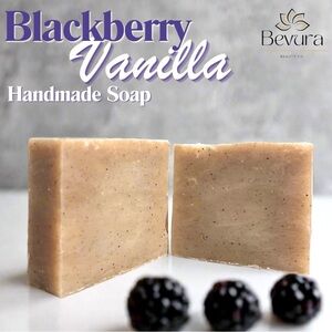 Natural Handmade BlackBerry Vanilla Soap